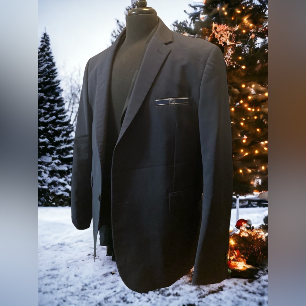 Fendi Roma Men's Blazer Blue Formal Jacket Size 42-44Alt.Giacca Collection